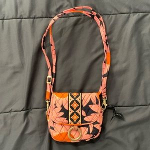 Pink patterned small purse